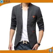 OEM Men′s Slim Fit Knitting Blazer Fashion Cotton Blazer